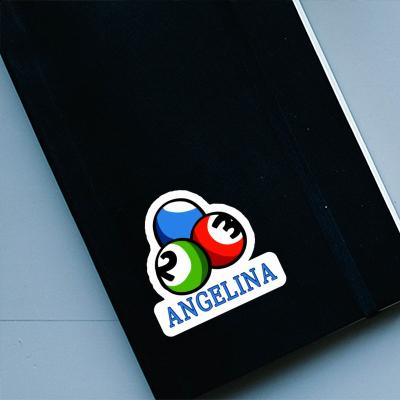 Sticker Billiard Ball Angelina Notebook Image