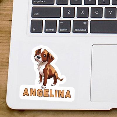 Boxer Sticker Angelina Notebook Image