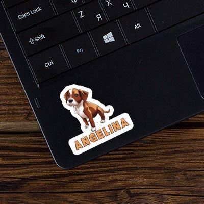 Boxer Sticker Angelina Laptop Image