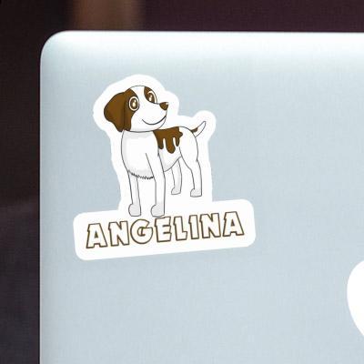 Bretagne Hund Sticker Angelina Laptop Image