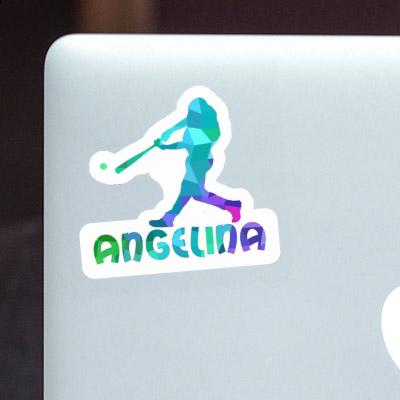 Angelina Sticker Baseball Player Gift package Image