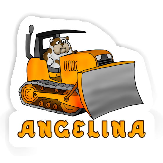 Bulldozer Sticker Angelina Image