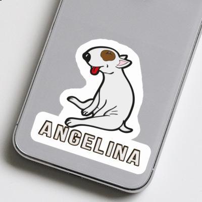 Angelina Sticker Dog Laptop Image