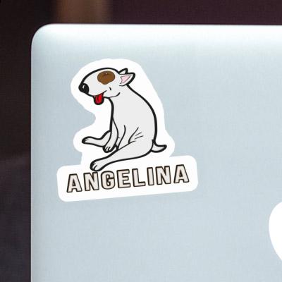 Autocollant Bull Terrier Angelina Gift package Image