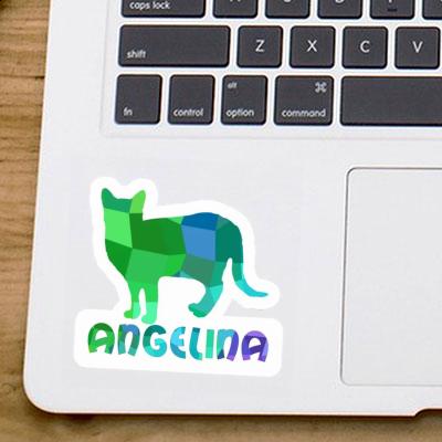 Sticker Angelina Cat Image