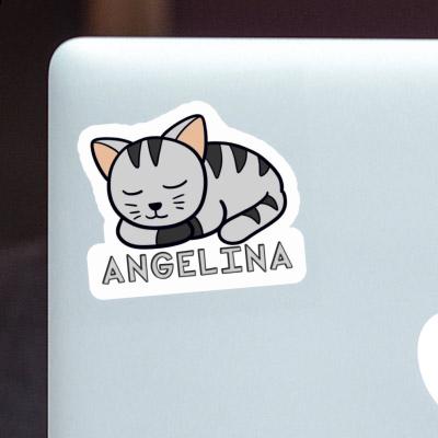 Sticker Angelina Cat Notebook Image