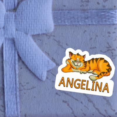 Sticker Cat Angelina Laptop Image