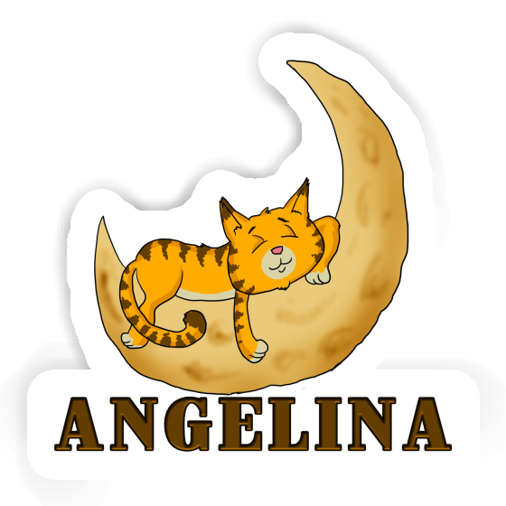 Sticker Angelina Sleeping Cat Gift package Image