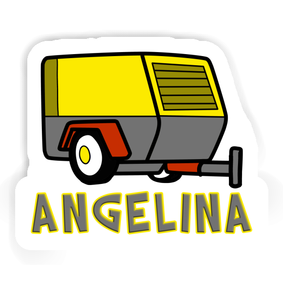 Sticker Angelina Compressor Notebook Image