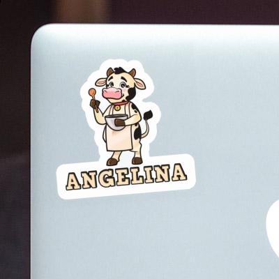 Cow Sticker Angelina Image