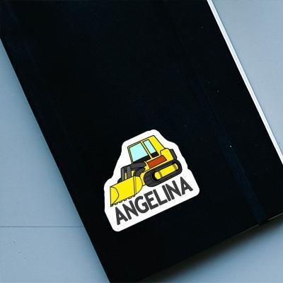 Sticker Angelina Crawler Loader Notebook Image