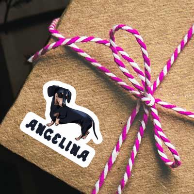 Angelina Sticker Dachshund Gift package Image