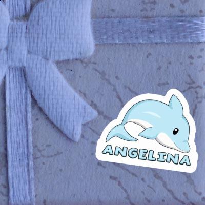 Dolphin Sticker Angelina Laptop Image