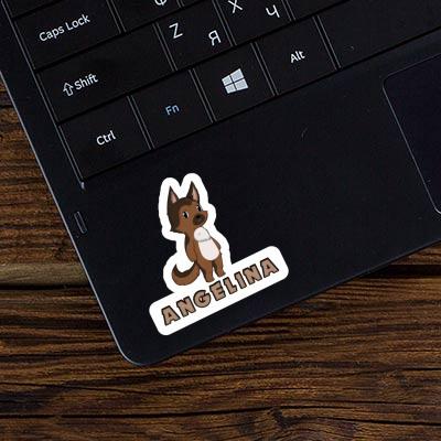 Angelina Sticker Deutscher Schäferhund Laptop Image