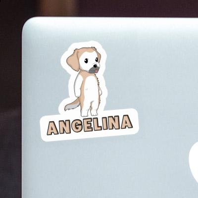 Autocollant Golden Retriever Angelina Notebook Image