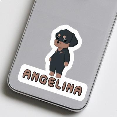 Sticker Rottweiler Angelina Gift package Image