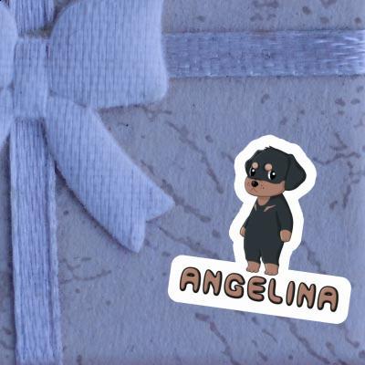 Sticker Rottweiler Angelina Laptop Image