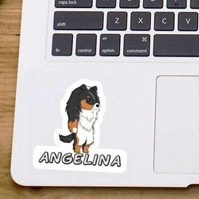 Sticker Angelina Shetland Sheepdog Laptop Image