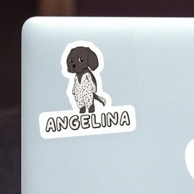 Sticker Angelina Small Munsterlander Notebook Image