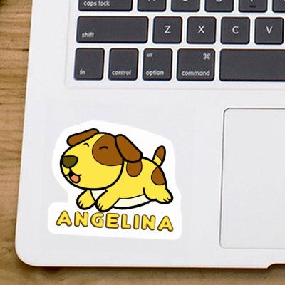 Autocollant Chien Angelina Laptop Image