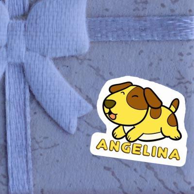 Sticker Angelina Dog Laptop Image