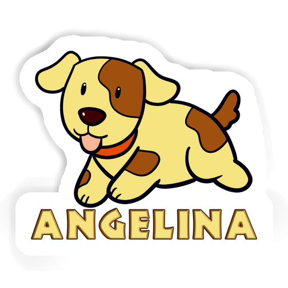 Hund Aufkleber Angelina Notebook Image