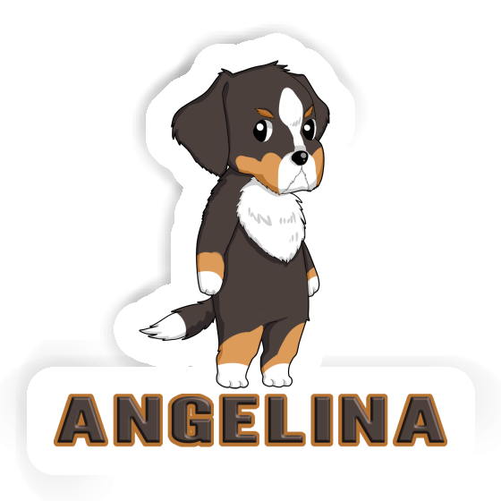 Bernese Mountain Dog Sticker Angelina Laptop Image