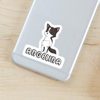 Sticker Angelina Border Collie Laptop Image