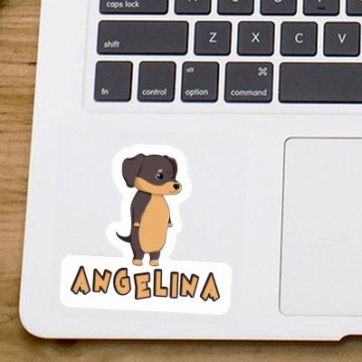 Sticker Dackel Angelina Notebook Image