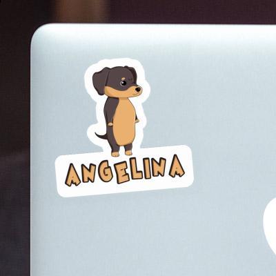 Sticker Dackel Angelina Gift package Image