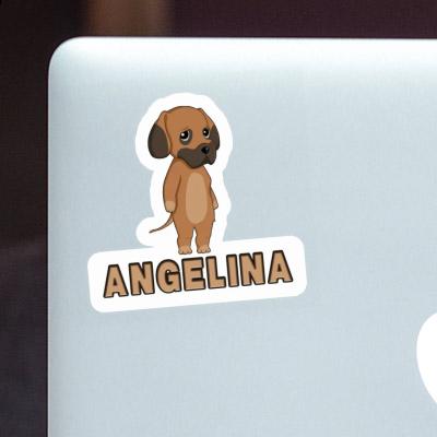 Sticker  Great Dane Angelina Laptop Image