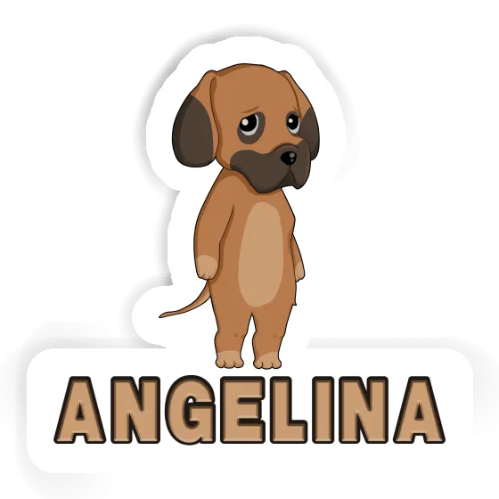 Sticker  Great Dane Angelina Notebook Image