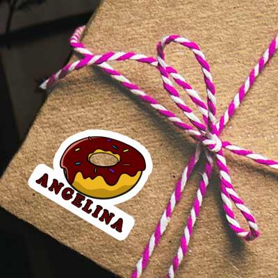 Aufkleber Donut Angelina Laptop Image