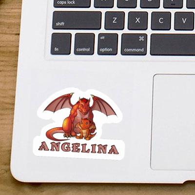 Autocollant Angelina Dragon Laptop Image