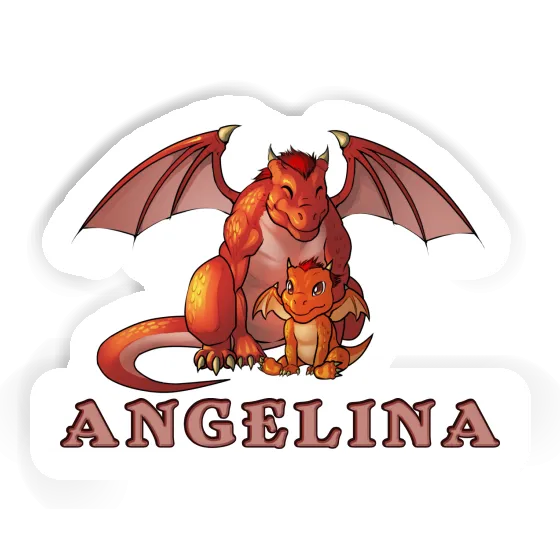 Sticker Dragon Angelina Laptop Image