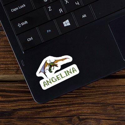 Angelina Sticker Dragon Notebook Image