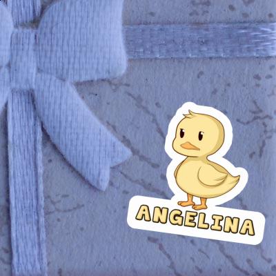 Angelina Autocollant Canard Notebook Image