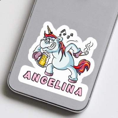 Sticker Angelina Party Unicorn Image