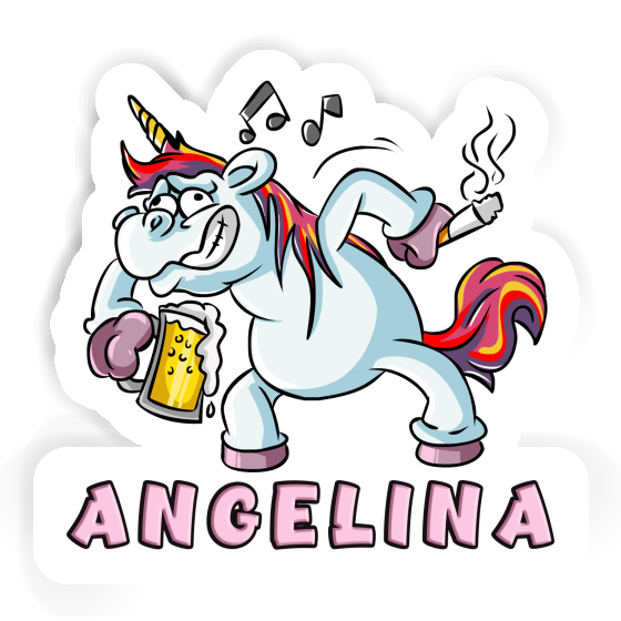 Sticker Angelina Party Unicorn Gift package Image