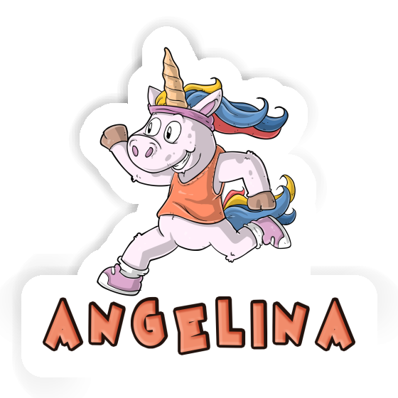 Sticker Runner Angelina Notebook Image