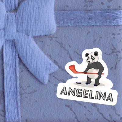 Sticker Ice Hockey Panda Angelina Image