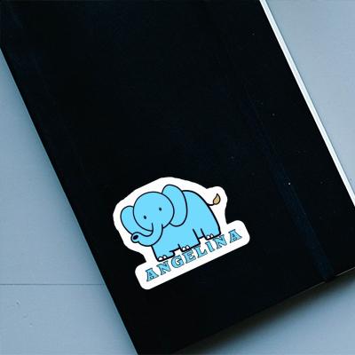 Elefant Sticker Angelina Laptop Image