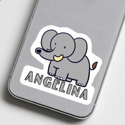 Autocollant Angelina Éléphant Notebook Image