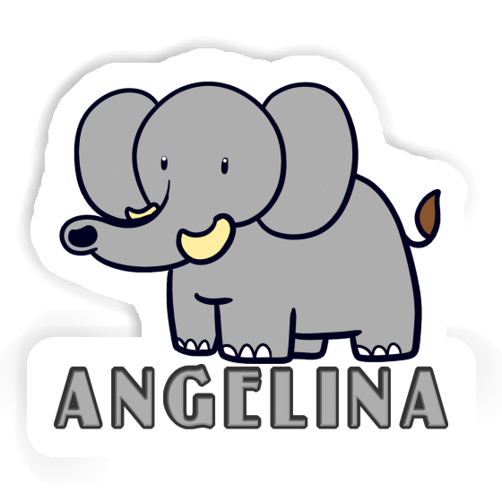 Autocollant Angelina Éléphant Image