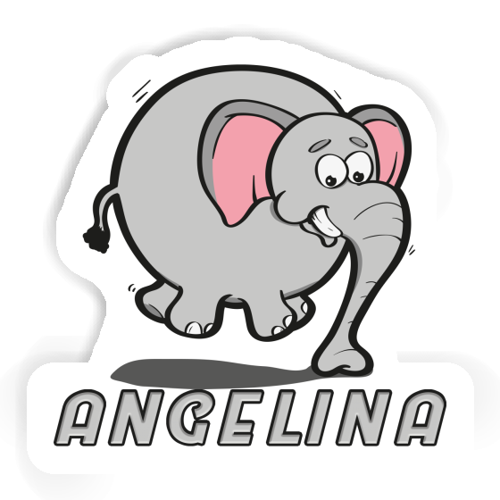 Autocollant Angelina Éléphant Gift package Image