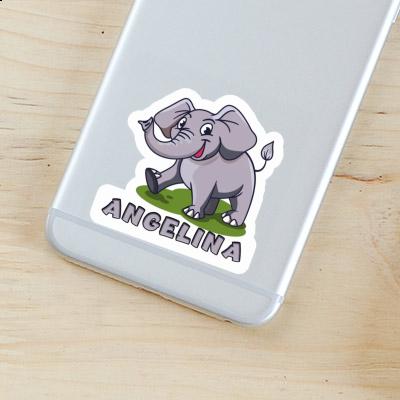 Angelina Sticker Elefant Notebook Image