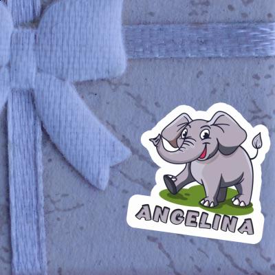 Angelina Sticker Elefant Laptop Image