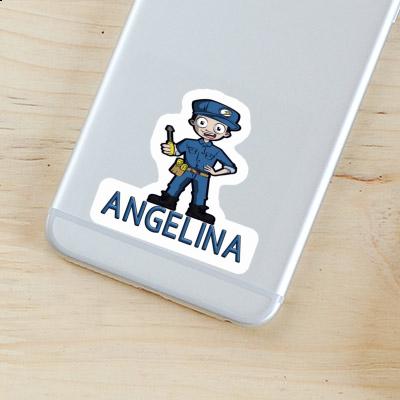 Sticker Electrician Angelina Notebook Image