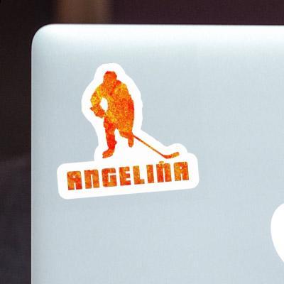 Sticker Hockey Player Angelina Image