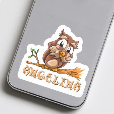 Sticker Angelina Owl Laptop Image